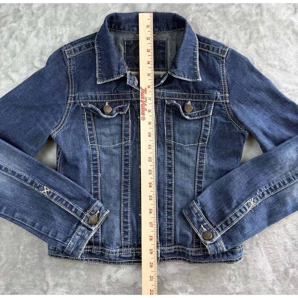 GAP Kids Denim Jean Jacket XXL 14-16 Blue Trucker Button Front